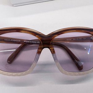 New in box! Ulla Johnson Esther purple and brown sunglasses